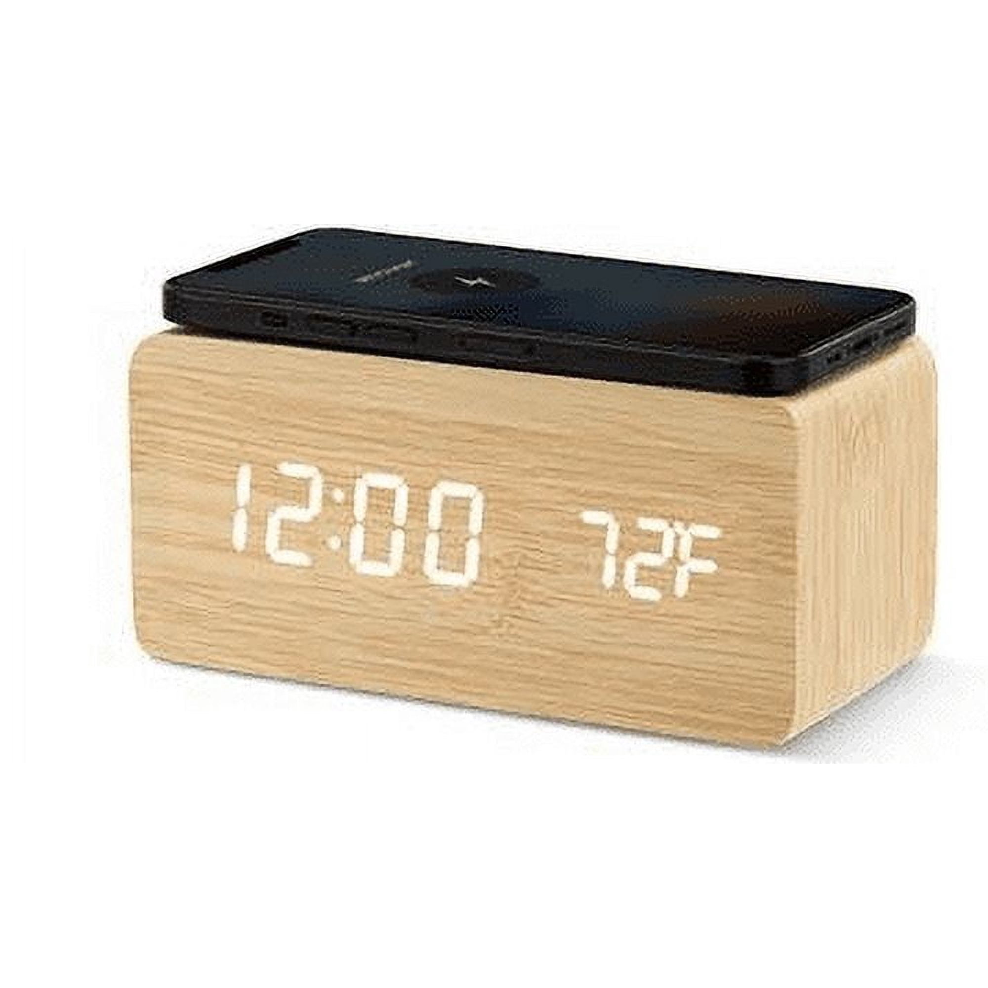 LED Display Wireless Charging Wooden Alarm Clock Qi Phone Charger Linsar LED Display Wireless Charging Wooden Alarm Clock Qi Phone Charger Linsar ed 5 d 5 b 0 a 4 d 6 c