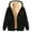 Black, variant on Oalirro Sherpa Lined Coats for Women Winter Warm Fashion Jacket Fleece Lined Zip Up Overcoat Casual Outwear with Pockets