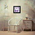 thumbnail image 4 of Greene, Taylor 15x15 Black Modern Framed Museum Art Print Titled - PURPLE IKAT, 4 of 5