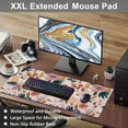 thumbnail image 6 of Colorful Flowers and Berries Desk Mat,Large Beautiful Floral Plants Gaming Keyboard Mouse Pad,Non-Slip Rubber Base Desk Pad Thick Stitched Edges Waterproof Mousepad Mouse Mat 31.5"x15.7", 6 of 14