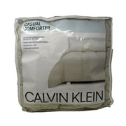 Calvin Klein Casual Cotton/Linen Full/Queen Comforter Tan