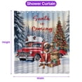 thumbnail image 5 of Santa is Coming Rhodesian Ridgeback Merry Christmas Xmas Noel Truck Tree Shower Curtain Ridgebacks Dog Lover Gifts Waterproof Bathroom Bathtub Curtain - 02023, 5 of 5
