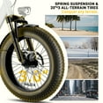 thumbnail image 6 of Luckeep C23 2 Seater Electric Bike for Adults,1200W Peak 28 MPH,720WH Battery 65Miles Step-Thru Folding Ebikes for adults,20" Fat Tire Mountain E-bikes with NFC,Commuting E bike for Women/Men, 6 of 10