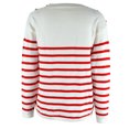 thumbnail image 5 of IROINNID Pullover Sweater for Women Knitted Striped Pullover Casual Long Sleeve Relaxed Fit Warm Sweater,Red, 5 of 6