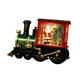 thumbnail image 5 of Adorno navideño, regalo de Navidad, escultura de tren, decoración, figura, globo de nieve, tren navideño, decoración para escritorio, oficina, gabinete Papá Noel rojo, 5 of 9