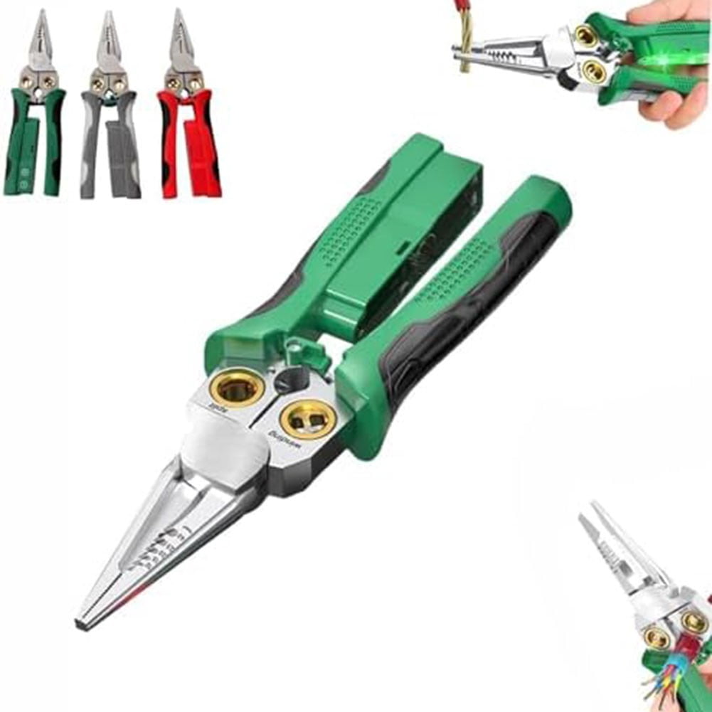 8-In-1 Wire Stripper & Voltage Tester: Forprecision Cutting, Crimping & Safety