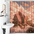 thumbnail image 4 of Fairy Tale Cabin Balloon Cloth Fabric Bathroom Decor Set with Hooks, 4 of 7