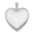 thumbnail image 3 of Sterling Silver 24mm Plain Heart Locket Charm Pendant, 3 of 5