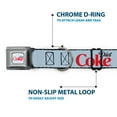 thumbnail image 5 of The Coca-Cola Company Pet Collar, Dog Collar Metal Seatbelt Buckle, Diet Coke Logo Light Gray Black Red, 15 to 24 Inches 1.0 Inch Wide, 5 of 8