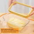 thumbnail image 2 of OHOB-COOL Airtight Butter Slicer Cutter, Stick Butter Storage Case with Lid for Fridge(Airght, Medium 280g), 2 of 6