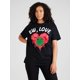 thumbnail image 1 of Camiseta "Love" Sarcastic para San Valentín - 100 % algodón, suave y resistente, negra con gráfico de corazón derretido, cuello redondo, ideal para hombres, mujeres, padres y amigos. Regalos para San, 1 of 7