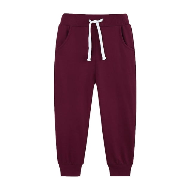 Girls School Uniform Pants Winter Warm Three Layer Fleece Leggings