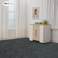 thumbnail image 4 of 20Pcs 23.6" x 23.6" Carpet Tiles Peel and Stick, 4mm Thickness Self-Adhesive Square Carpets Non-Slip Floor Tiles Easy DIY for Kitchen Bedroom Living Room Indoor Outdoor (Deep Grey), 4 of 23