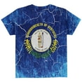 thumbnail image 2 of Kentucky Vintage Distressed State Flag All Over Youth T Shirt Multi YMD, 2 of 2