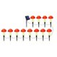 thumbnail image 1 of Solar Mushroom Fairy Lights Outdoor Garden Pathway Decoration 12pcs, 1 of 5