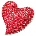 thumbnail image 4 of 1 broche en forma de corazón, ramillete decorativo, adorno para el pecho, regalo para mujer, 4 of 7