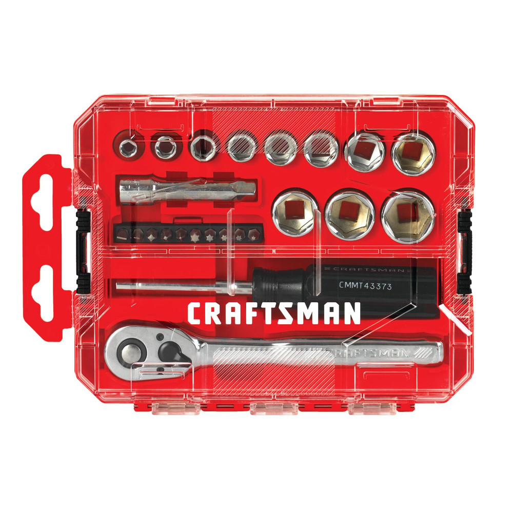 Craftsman CMMT12012L 3/8 in. Drive 6 Point SAE Mechanics Tool Set (24-Piece) - image 2 of 6