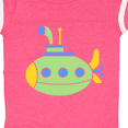thumbnail image 4 of Inktastic Cute Green Submarine Boys or Girls Baby Bodysuit, 4 of 5