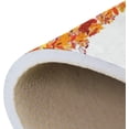 thumbnail image 7 of SKYSONIC 72x48in Unique Autumn Leaves Area Rug, Maple Leaf Non-Slip Floor Carpet for Indoor Living Dining Room and Bedroom Area, 7 of 7