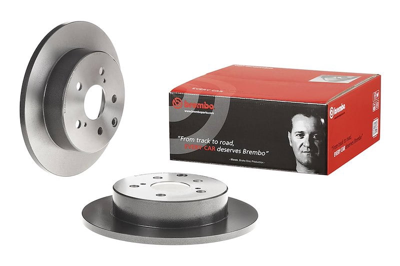 Brembo 08.A429.11 BRAKE ROTORS Fits select: 2013-2015 TOYOTA RAV4 XLE, 2016-2017 TOYOTA RAV4 LE