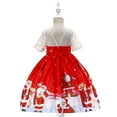 thumbnail image 7 of Toddler Girls' Dresses Kids Child Pageant Gown Christmas Xmas Dance Party Princess Dresses Clothes for Girls Size 7-8T, 7 of 7