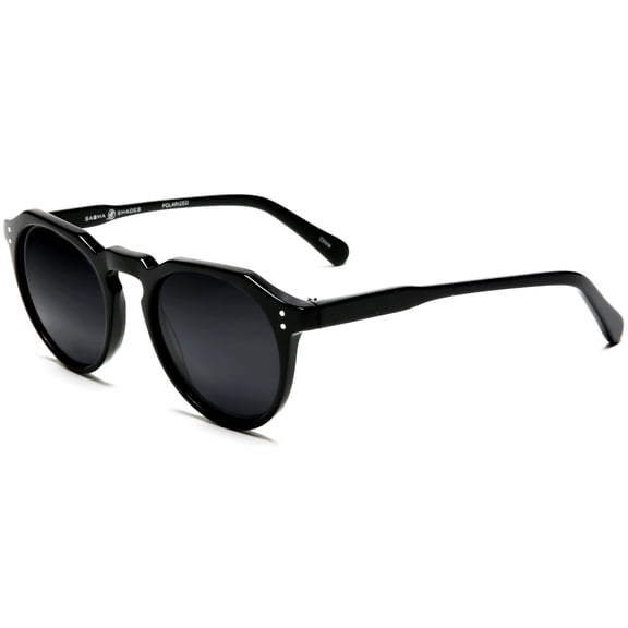 Polarized Lauren Backal Cordoba Fashion Sunglasses Black - Black