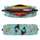 thumbnail image 2 of Disketp Cute Dog Estuche de Lápices de Cuero con Cierre, Estuche Compacto para Papelería, Bolígrafos y Accesorios Pequeños, 2 of 7
