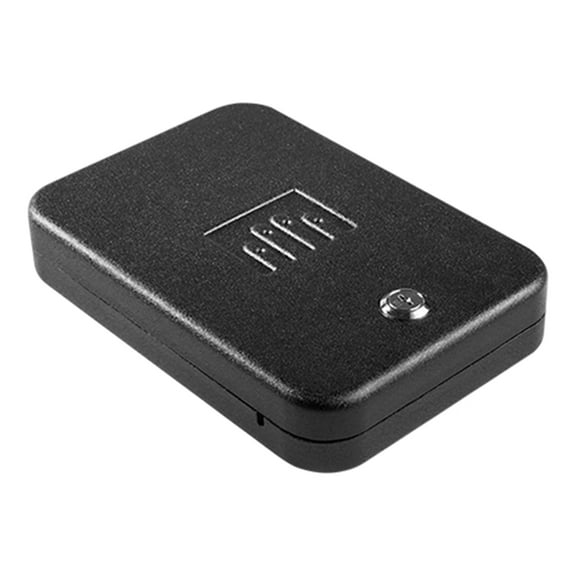 GunVault NanoVault TSA-Approved Travel Handgun Safe for Pistols with Key Lock