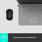 Logitech M185 Wireless Mouse, 2.4GHz with USB Mini Receiver, 12-Month Battery Life, 1000 DPI Optical Tracking, Ambidextrous PC/Mac/Laptop