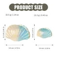 thumbnail image 5 of Yokua Elegant Hair Claw Seashells Ponytail Holder Delicate Barrettes Strong Hold, 5 of 20