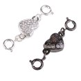 thumbnail image 4 of 2 Sets Rhinestone Corazón Latón Langosta Magnética Broches De Joyería Diy Hallazgo Sunnimix Cierres magnéticos, 4 of 8