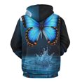 thumbnail image 3 of Dreamy Purple Butterfly Pattern (102)-1 Men's Women New Sweatshirt Hoodie Men's Plus Size Sweatshirt Hooded Sweatshirt 3d Printed Street Men's Cloth, 3 of 6