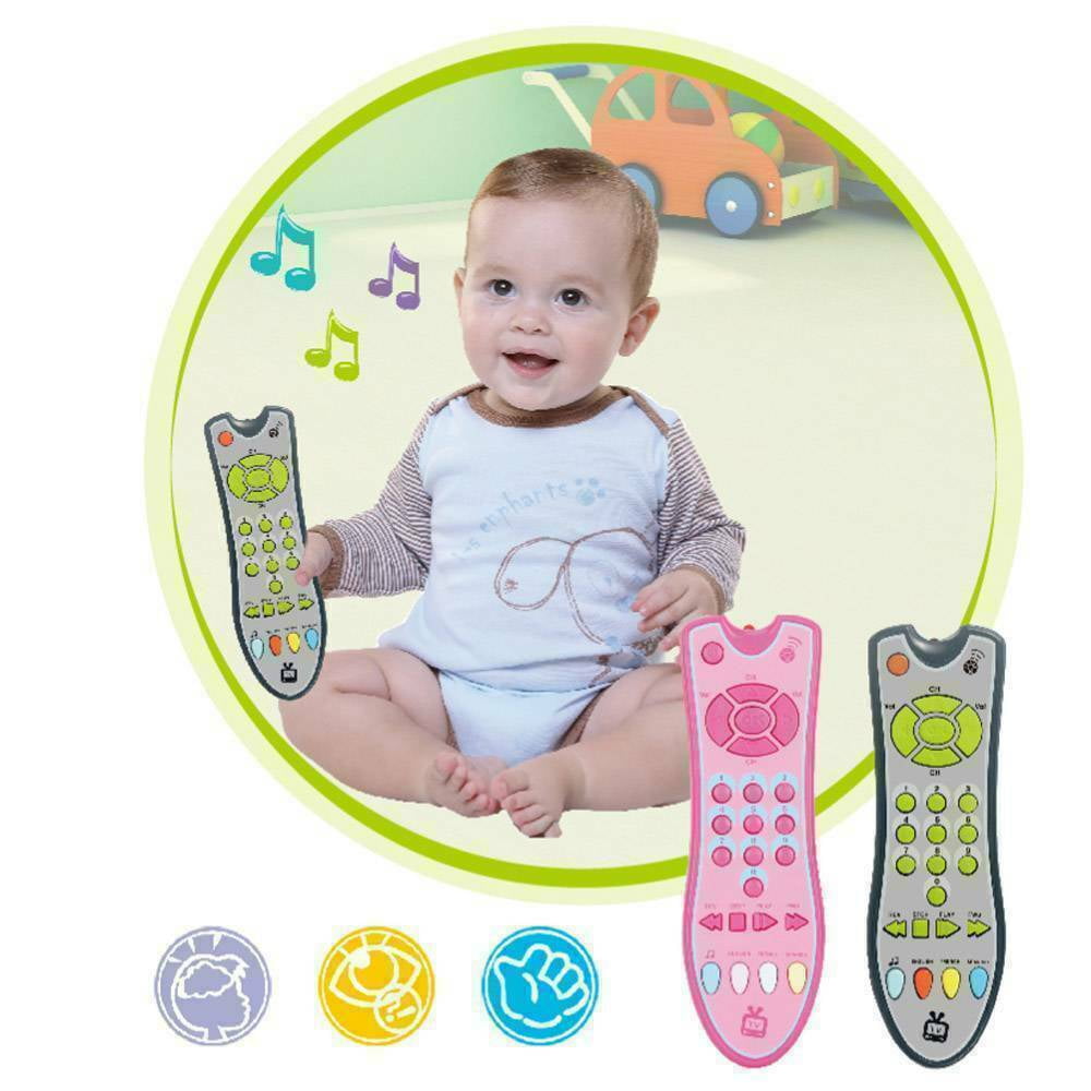 Blue Jonzoo® Baby Music TV Remote Control Toy Electronic Learning Toy Early Education Toy Ideal Gift for Toddler Kids