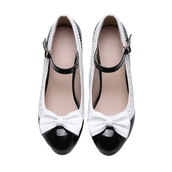 HOOWIFFY High Heeled Bowknot Shoes for Women's Autumn Thin Elegant Rubber Shoes Black Perfect Heel Shape Breathable Fabric Sexy Look 1 Pair