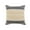 Denim Blue/Tan, variant on Desert Fields Daniel 20" x 20" Black/Tan Striped Jute Blend Adult Decorative Throw Pillow