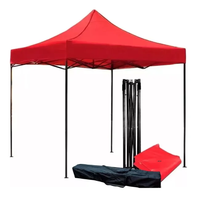 Toldo Carpa Lona Plegable Reforzado Impermeable Portátil 2x2M