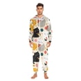thumbnail image 5 of Adult Onesie Bow Tie Cat Zipper One-Piece Pajamas Unisex with Pockets, 5 of 6