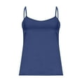 thumbnail image 5 of EGNMCR Womens Pajamas Sexy Silk Satin Solid Color Camisole Home Loungerie Sets Sleepwear With Long Pants Three Piece Sets Spring Summer Sale, 5 of 7