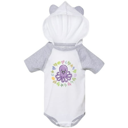 

Inktastic Octopus Cute Girls Outfit Gift Baby Girl Bodysuit