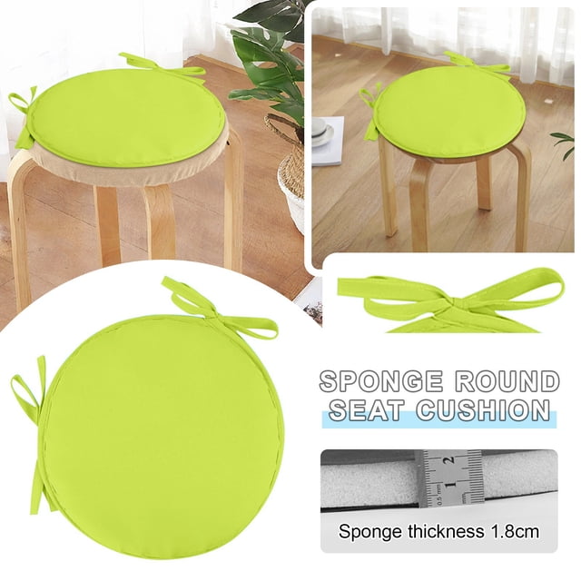 Round Garden Chair Seat Cushion For Outdoor Patio Stool And Dining Room Comfortable Water Support