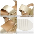 thumbnail image 3 of DREAM PAIRS Women's Open Toe Ankle Strap Casual Flatform Platform Sandals, 3 of 6