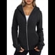 thumbnail image 1 of Sudaderas con Capucha y Cremallera para Mujer, Chaquetas de Forro , Sudaderas de Gran Tamaño, Conjuntos de Moda de Otoño, Suéteres, Ropa de Invierno. Negro M, 1 of 10