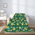 thumbnail image 2 of Sikiie Tropical Fruit Cozy Flannel Fleece Throw Blanket: Lightweight & Thick for All Seasons - Perfect for Women, Men, & Kids"50"x40", 2 of 6
