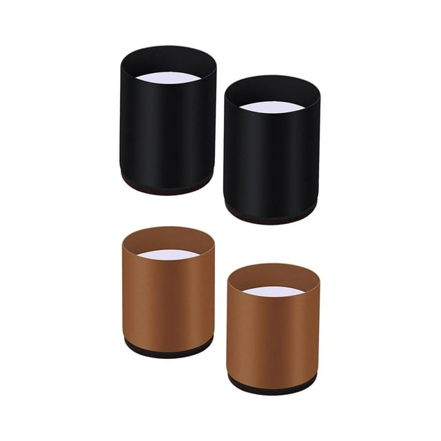 4x elevadores de muebles, elevadores de sillas de cama, elevadores de pies de sofá, bloque para extensores, dormitorio, hogar, sala de estar, armario, accesorios de Marrón 6x5cm Negro 4x5cm Yotijar Elevadores de sofá