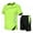 Green, variant on Tejiojio Man Sports Suit Coat Men's Casual Fitness Fast Drying Elastic Short Sleeve Short Pants Sports Suit
