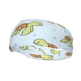 thumbnail image 2 of Goofa Cartoon Sea Turtle Pattern Sweatbands Sports Headband for Men & Women,Moisture Wicking Athletic headband,Breathable Sweatband,Sports accessories,Workout gear, 2 of 9