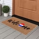 thumbnail image 4 of Felpudo de bienvenida del Día de la Independencia | Alfombra antideslizante de poliéster para interior y exterior de 60 x 40 cm | Decoración navideña | Tapete rascador para puerta de entrada, gar, 4 of 5