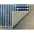 thumbnail image 4 of GLN Rugs Assos - Contemporary, Machine Washable Area Rug 2'6"x10' Turkish Blue Home Carpet, All Ages, 4 of 8