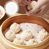 NICEXMAS Perforated Steam Liners 400 Sheets 5.5x5.5x0.02In White