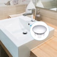 thumbnail image 5 of Uxcell 2 Pack 25.5mm Sink Trim Overflow Cover Ring Hole Insert in Round Caps Silver, 5 of 5